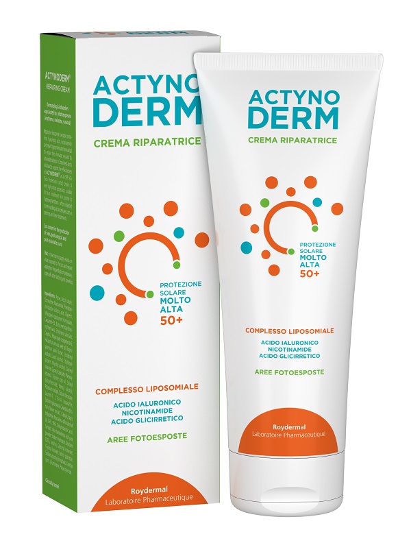 Actynoderm crema riparatrice protezione solare molto alta 50+ 100 ml