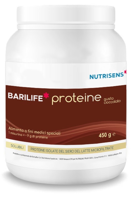 Barilife proteine cioccolato 450 g senza glutine — confronto prezzi