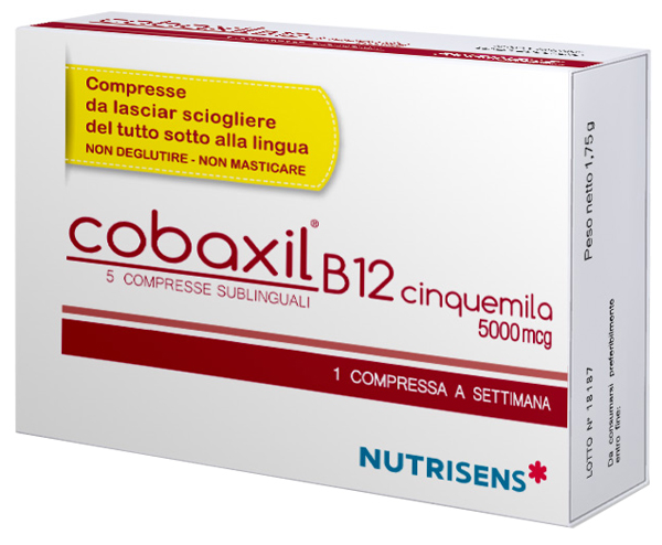 Cobaxil B12 5000mcg 5compresse Subl.
