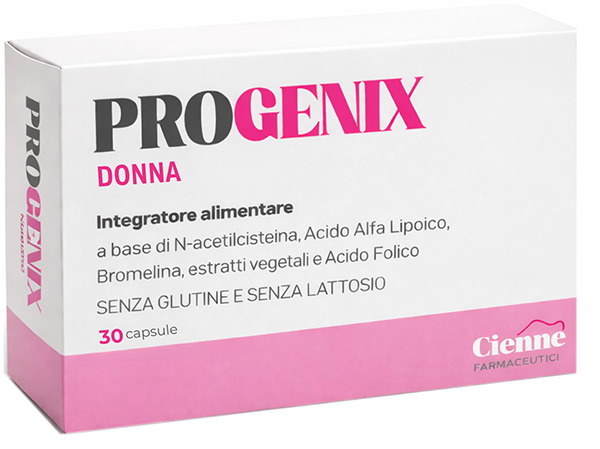 Progenix donna 30 capsule senza glutine senza lattosio