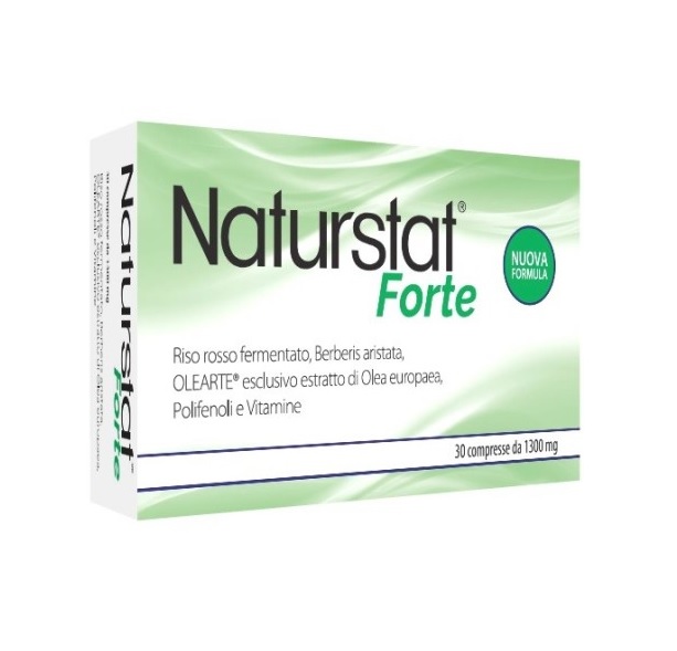 Naturstat Forte Riso Rosso Integratore per il Colesterolo 30 Compresse