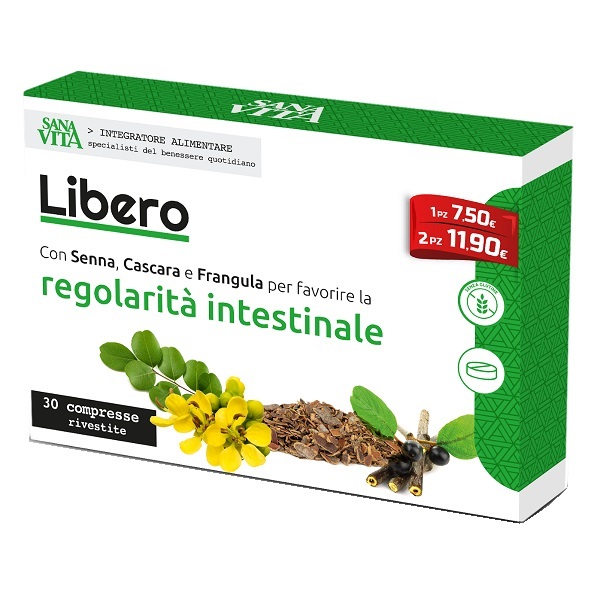 Sanavita libero 30 compresse rivestite senza glutine