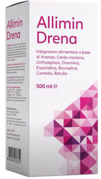 Allimin Drena Integratore Per Drenaggio Liquidi E Microcircolo Sospensione Orale 500ml — confronto prezzi