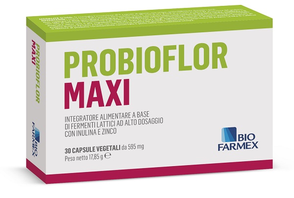 Probioflor Maxi Integratore Di Fermenti Lattici Per L'equilibrio Della Flora Intestinale 30 Capsule — confronto prezzi