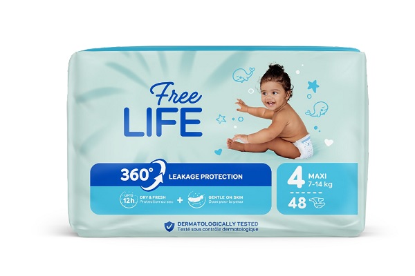 Freelife sirius pannolini maxi 48 pezzi