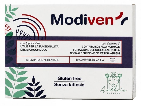 Modiven Integratore Per Il Benessere Del Microcircolo E Dei Vasi Sanguigni 30 Compresse