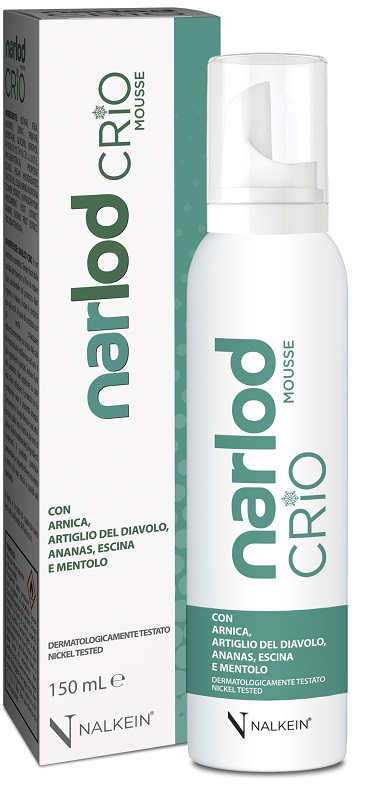 Narlod crio mousse con arnica artiglio del diavolo ananas escina e mentolo 150 ml — confronto prezzi