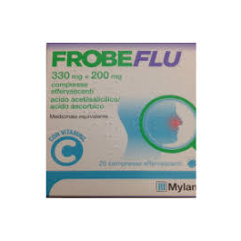 Frobeflu 330 mg + 200 mg Acido acetilsalicilico 20 Compresse Effervescenti — confronto prezzi