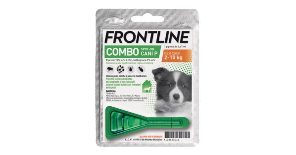 Frontline Combo Cani x1 Pipetta Antiparassitario Per Cani (2-10 Kg) Contro Pulci Zecche e Pidocchi