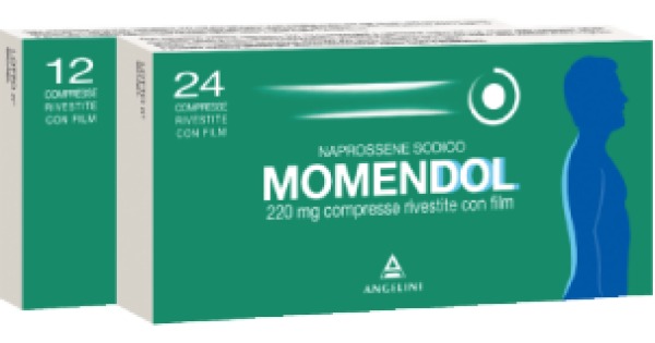 Moment Momendol 220mg Compresse Rivestite 24 Pezzi Naprossene Sodico Antinfiammatorio