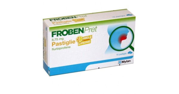 Frobenpret Pastiglie Limone e Miele 8,75 mg Flurbiprofene 16 Pastiglie