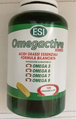Esi Omegactive Vegan Integratore Acidi Grassi 120 Perle Vegetali
