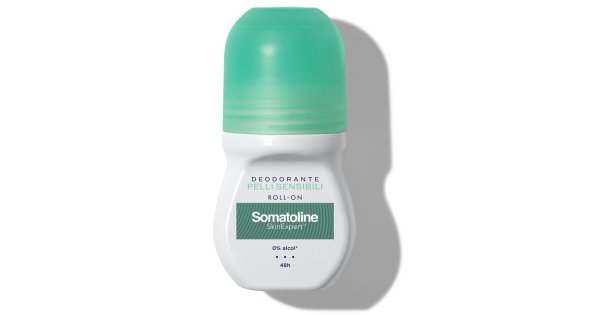 Somatoline Deodorante Roll On Pelli Sensibili 48h Protezione 50 ml Olio di Mandorle Dolci