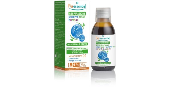 Puressentiel Respirazione Sciroppo Per La Tosse Bambini 140 ml