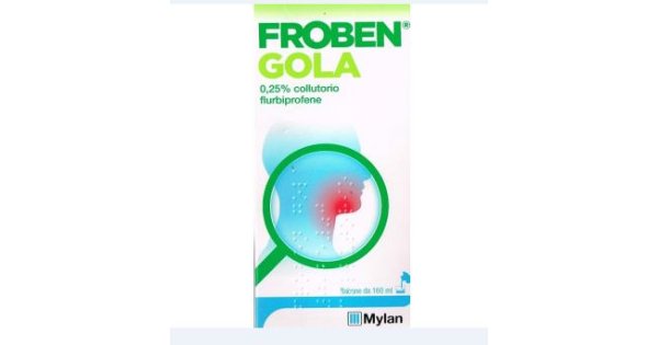 Froben Gola Collutorio 0,25% Flurbiprofene 160 ml