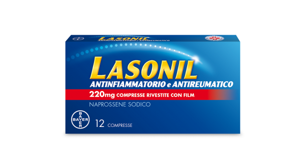 Lasonil Antinfiammatorio Antireumatico Naprossene 220mg 12 Compresse Film