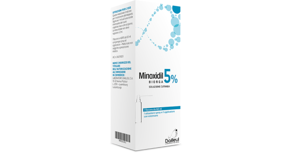Minoxidil Biorga 5% Soluzione Cutanea 60 ml