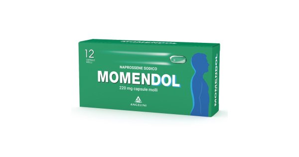Moment Momendol 220 mg 12 Capsule Molli Naprossene Analgesico Antinfiammatorio