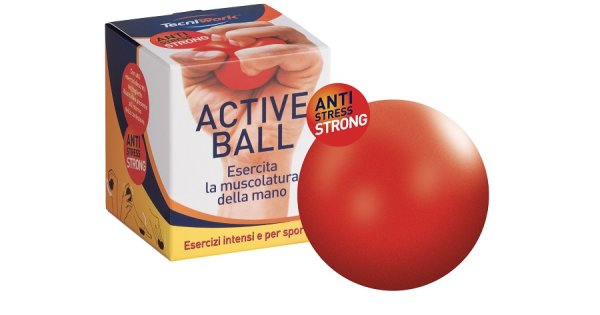 Tecniwork Active Ball Strong Arancione Sfera Antistress
