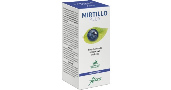 Aboca Mirtillo Plus Succo Concentrato Integratore Microcircolo e Vista 100 ml