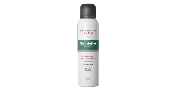 Somatoline Deo Spray Uomo 150 ml Deodorante Antitraspirante Protezione 48h